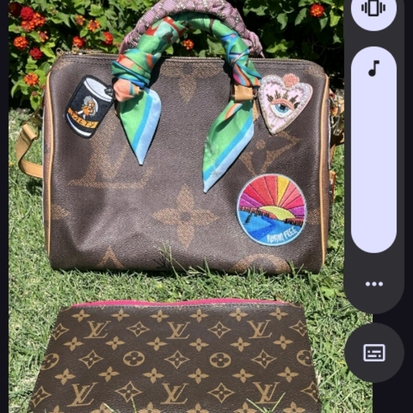 Louis Vuitton Brown Monogram Bag with Colorful Accents - Picture 1 of 1